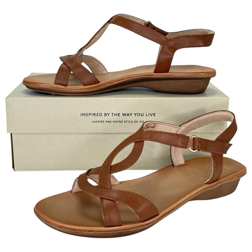 Soul Naturalizer Solo Tan Faux Leather Womens Sandals Size 11M - Picture 2 of 12